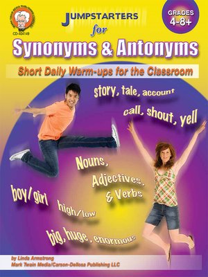 cover image of Jumpstarters for Synonyms & Antonyms
